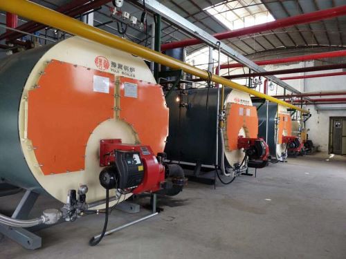 Caldeira de água quente industrial disparada por óleo combustível WNS